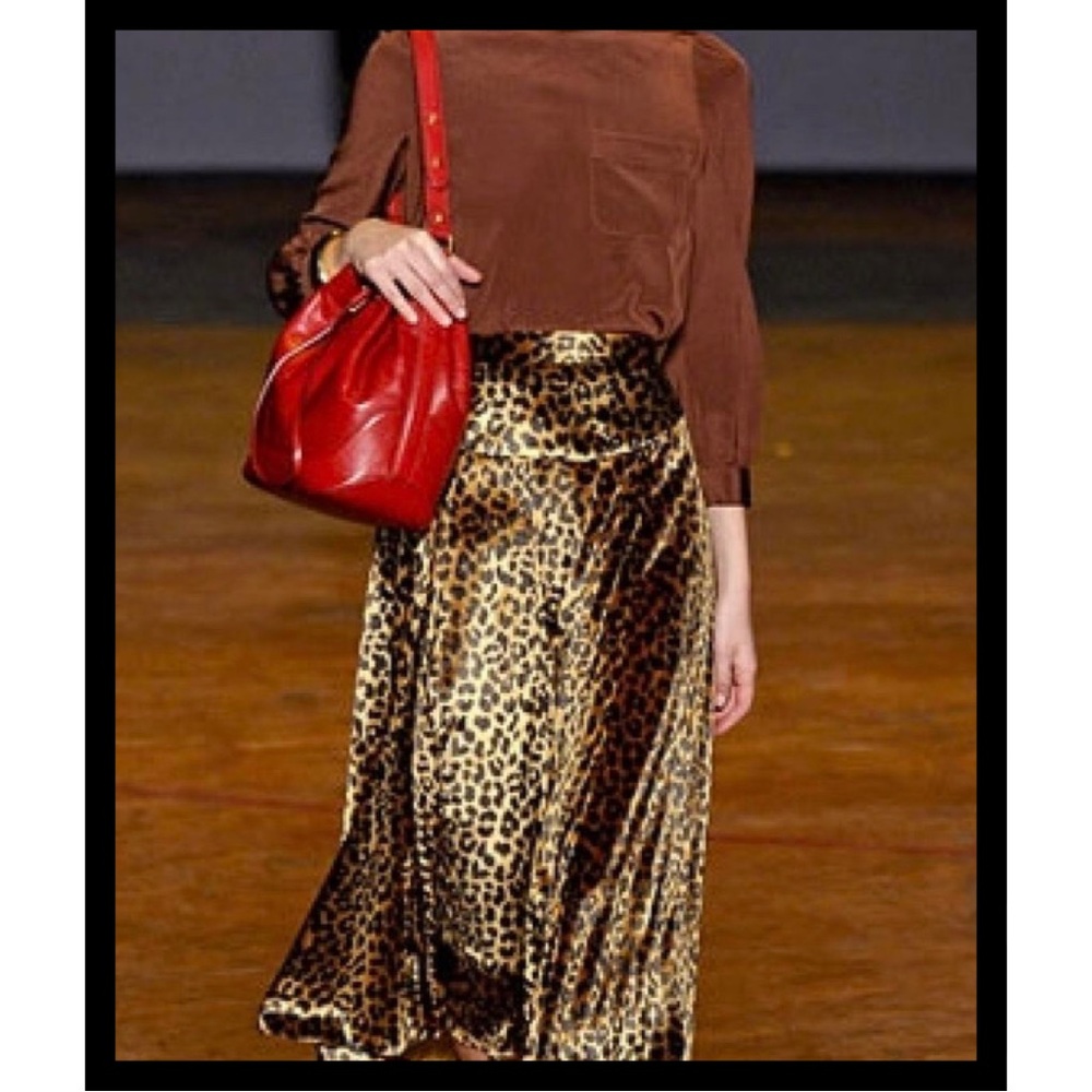 Marc Jacobs leopard print midi skirt - Picture 3 of 13